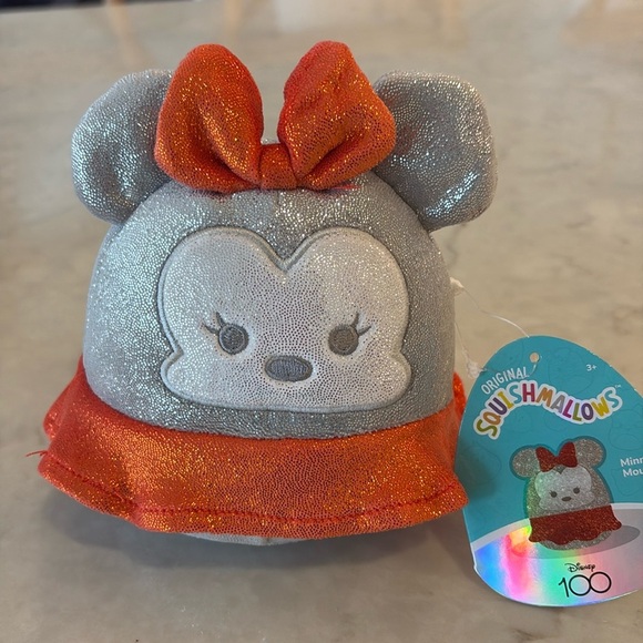Squishmallow 5" Disney Limited Edition 100th Anniversary Minnie Mouse NWT - Picture 1 of 3
